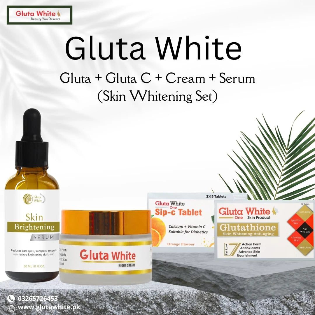 Gluta white Face Glow 6 in 1 kit