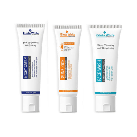 Gluta white Face Glow 6 in 1 kit